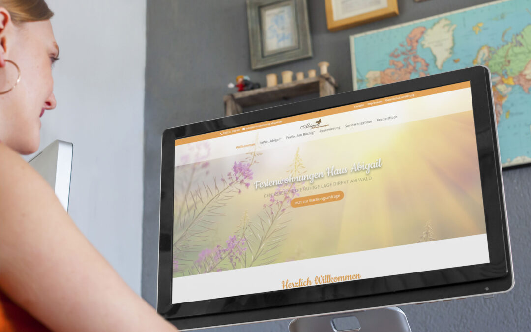 Webdesign Referenz: Ferienwohnung Abigail
